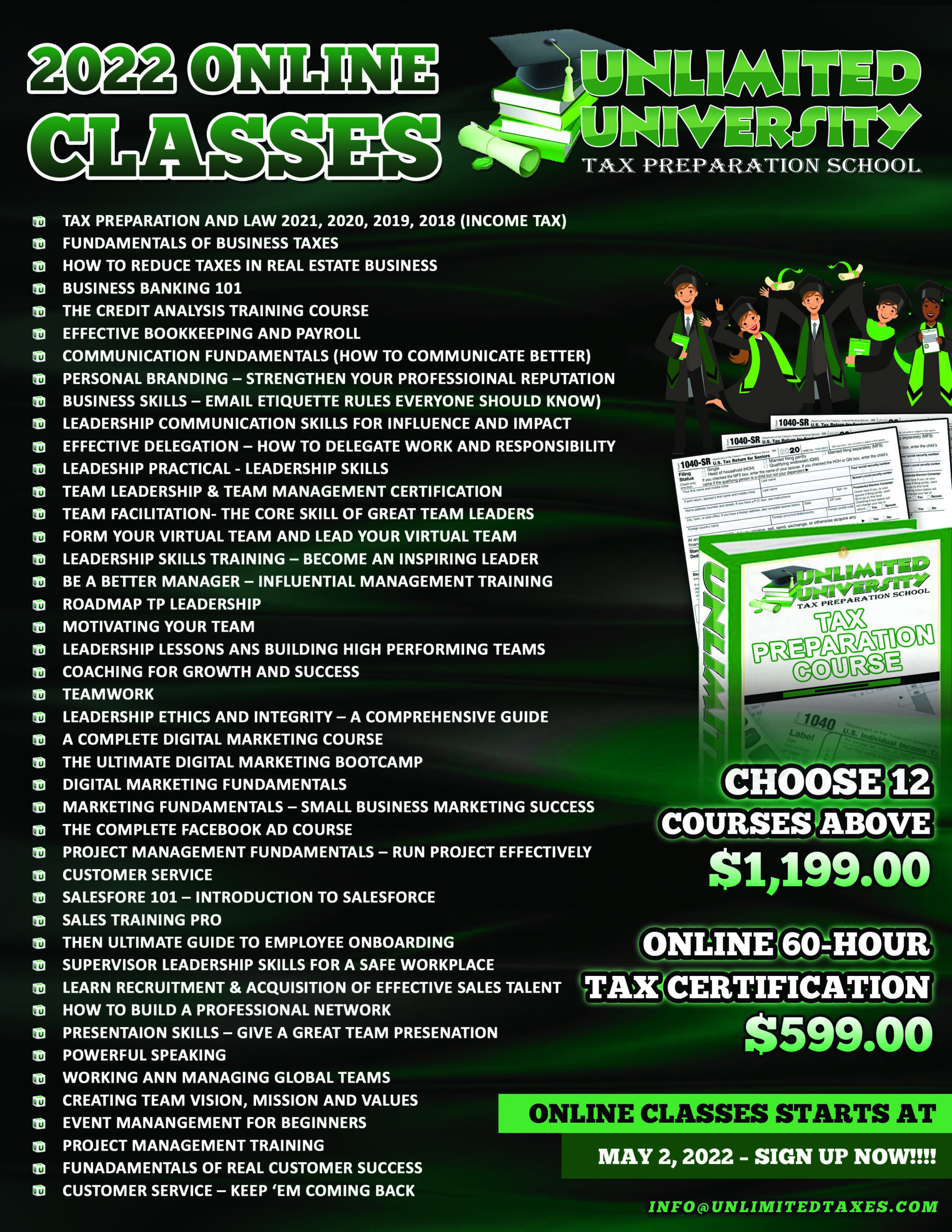 2022 UT Online Classes